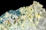 Cerussite Crystals with Malachite & Chrysocolla - Daoping Mine #182492-2